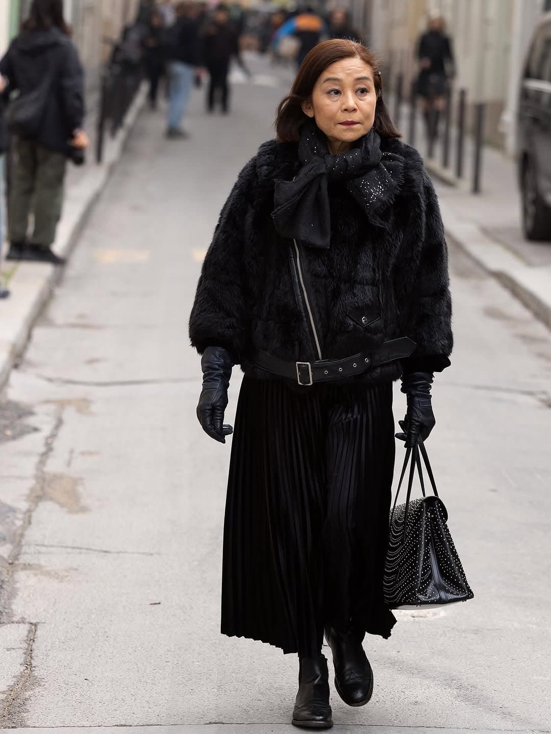All black arrives here,
with actual discipline.