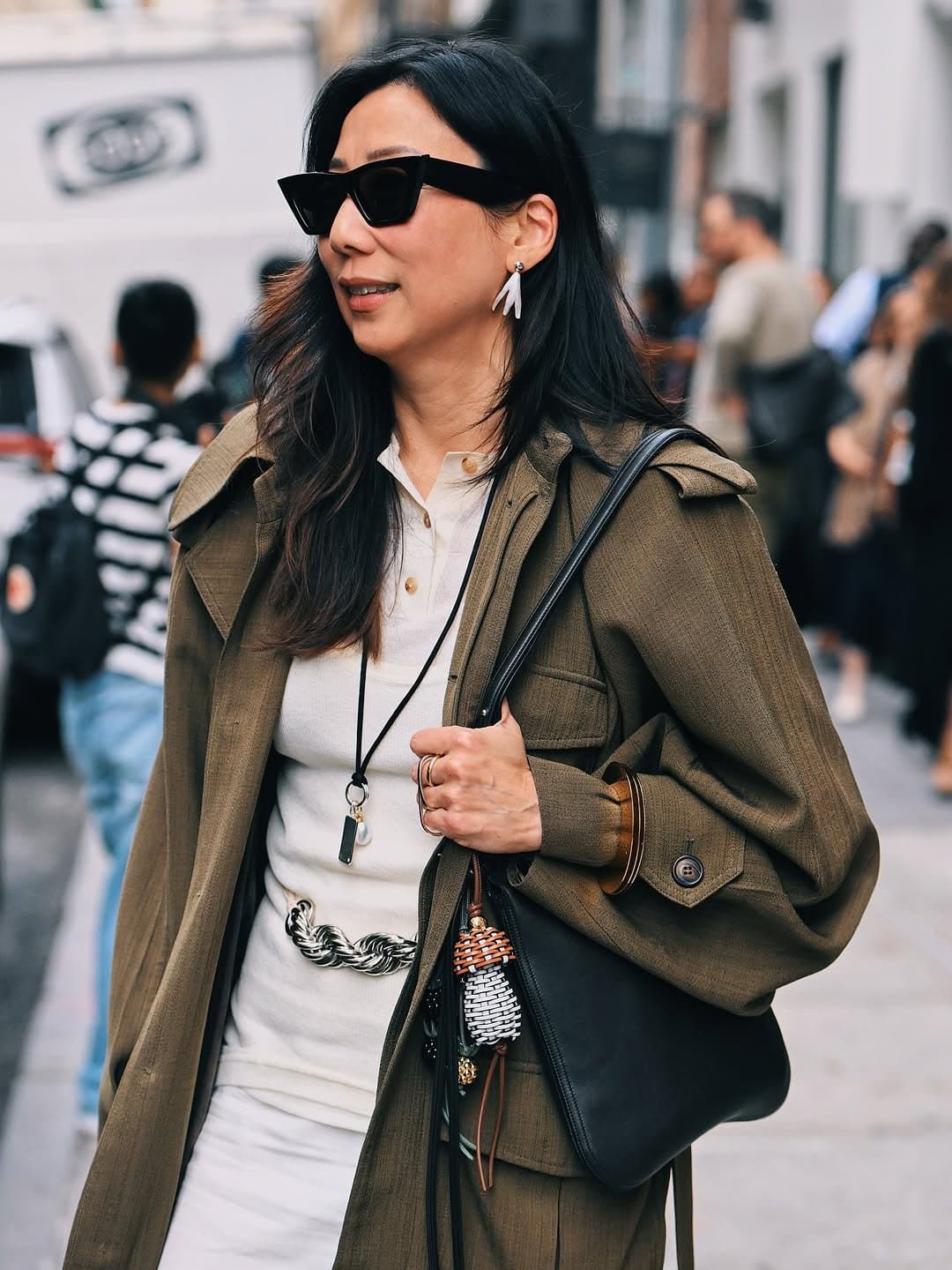 The coat has authority.
The accents keep negotiating.
