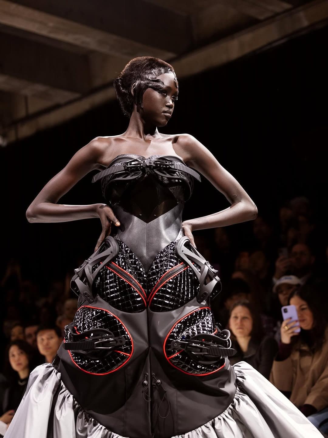 This is machinery with
couture discipline.