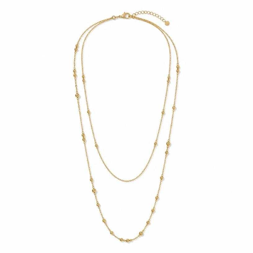 Generated item image of gold layered beaded metal necklaces