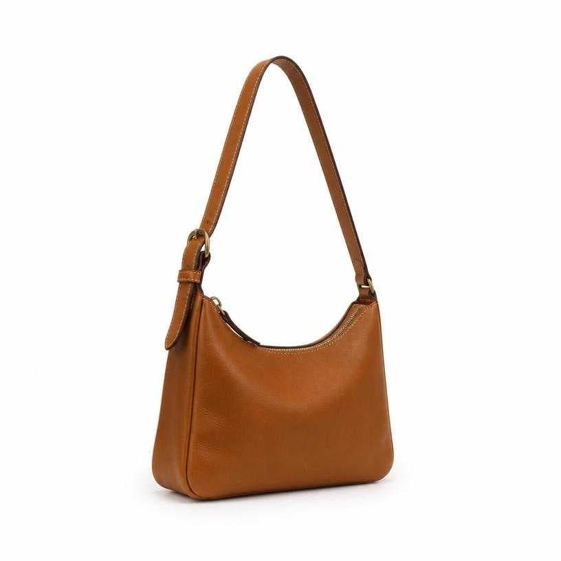 Generated item image of brown small leather shoulder bag