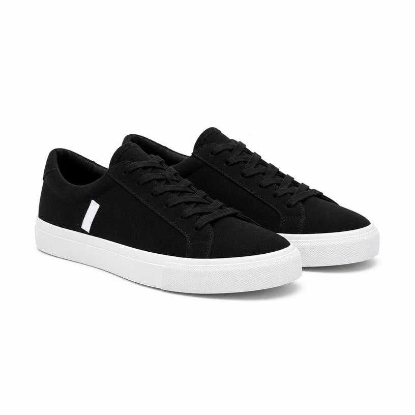 Generated item image of black low-top sneakers