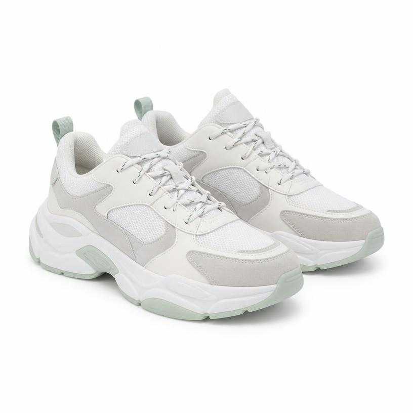 Generated item image of white and light grey chunky sole sneakers