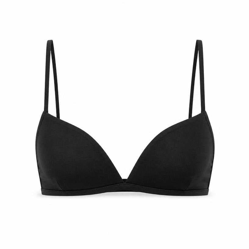 Generated item image of fitted black bra top