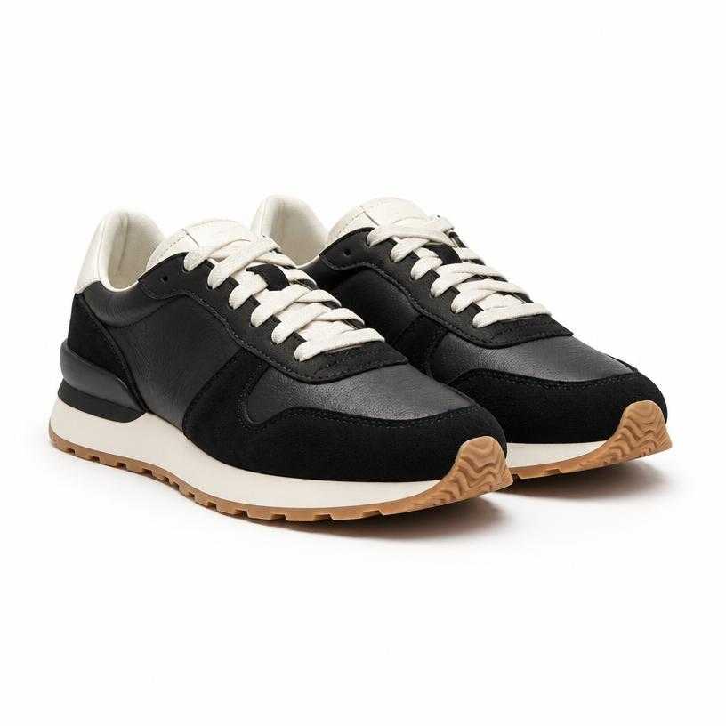 Generated item image of black low-top sneakers