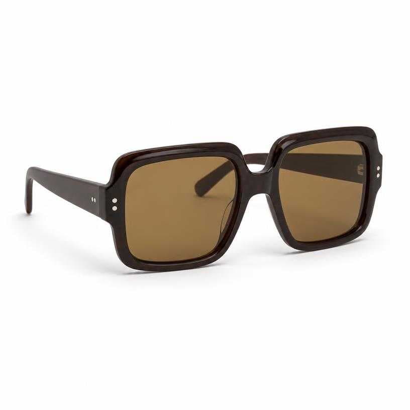 Generated item image of dark brown large square sunglasses
