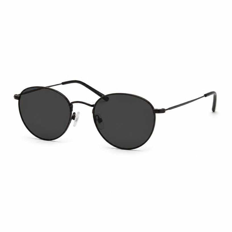 Generated item image of fitted black round sunglasses