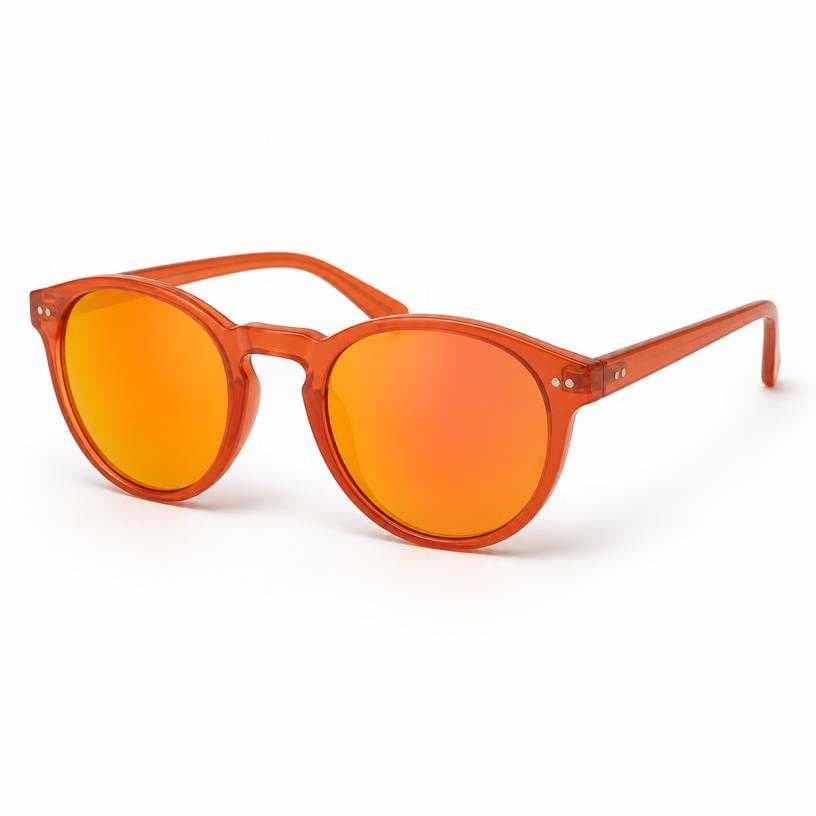 Generated item image of orange mirrored lenses plastic sunglasses