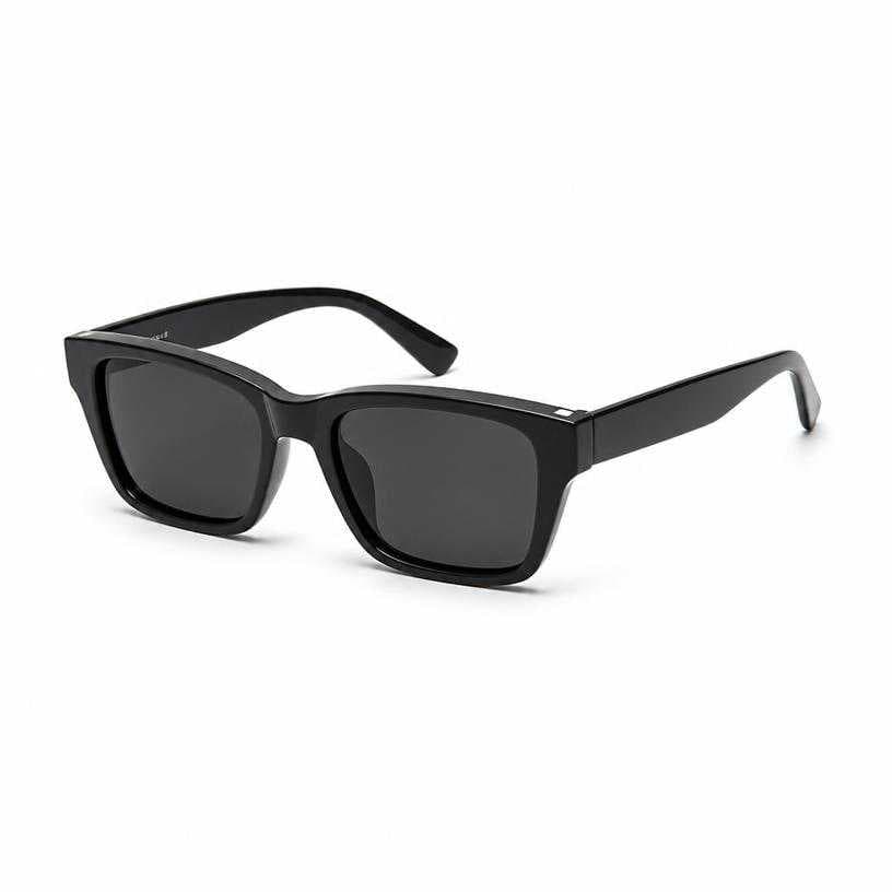 Generated item image of black rectangular frames sunglasses