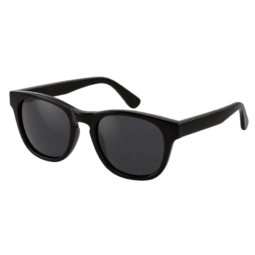 Generated item image of black dark lenses plastic acetate sunglasses
