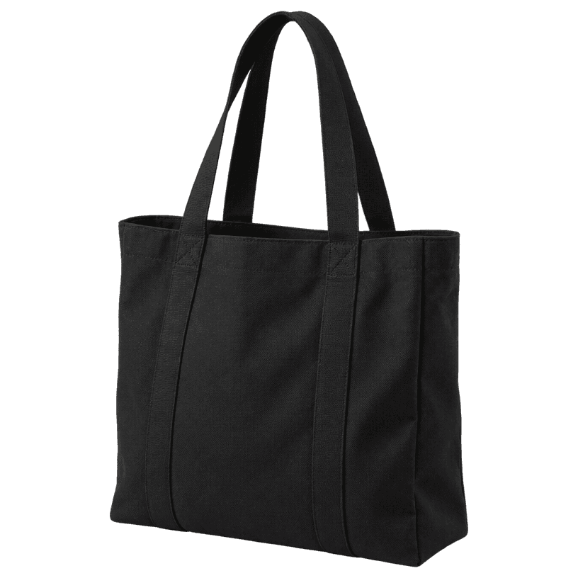 Generated item image of black rectangular tote bag